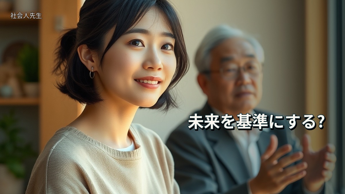未来を基準にする?