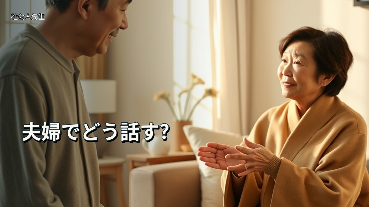 夫婦でどう話す?