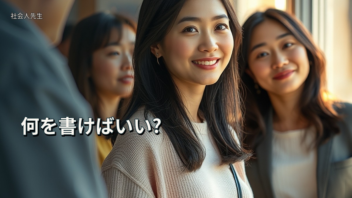 何を書けばいい?