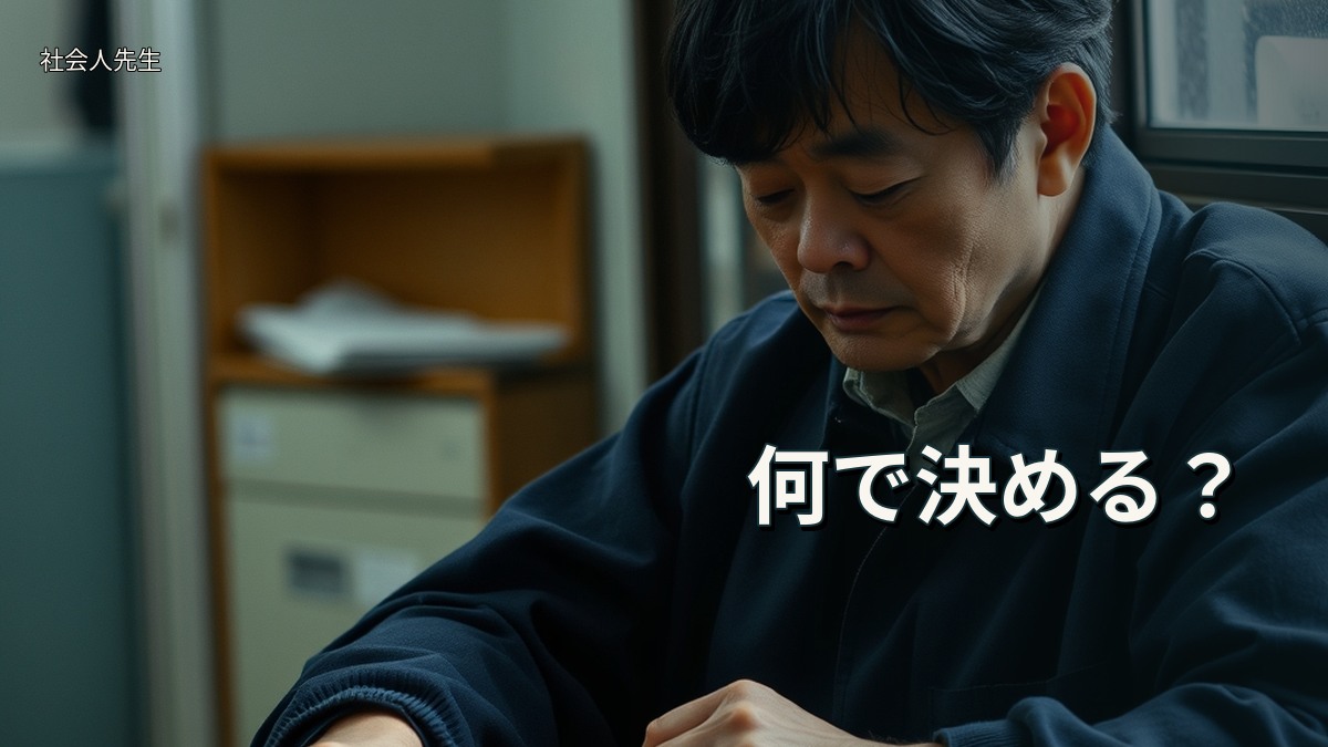 何で決める？