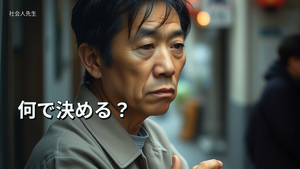 何で決める？