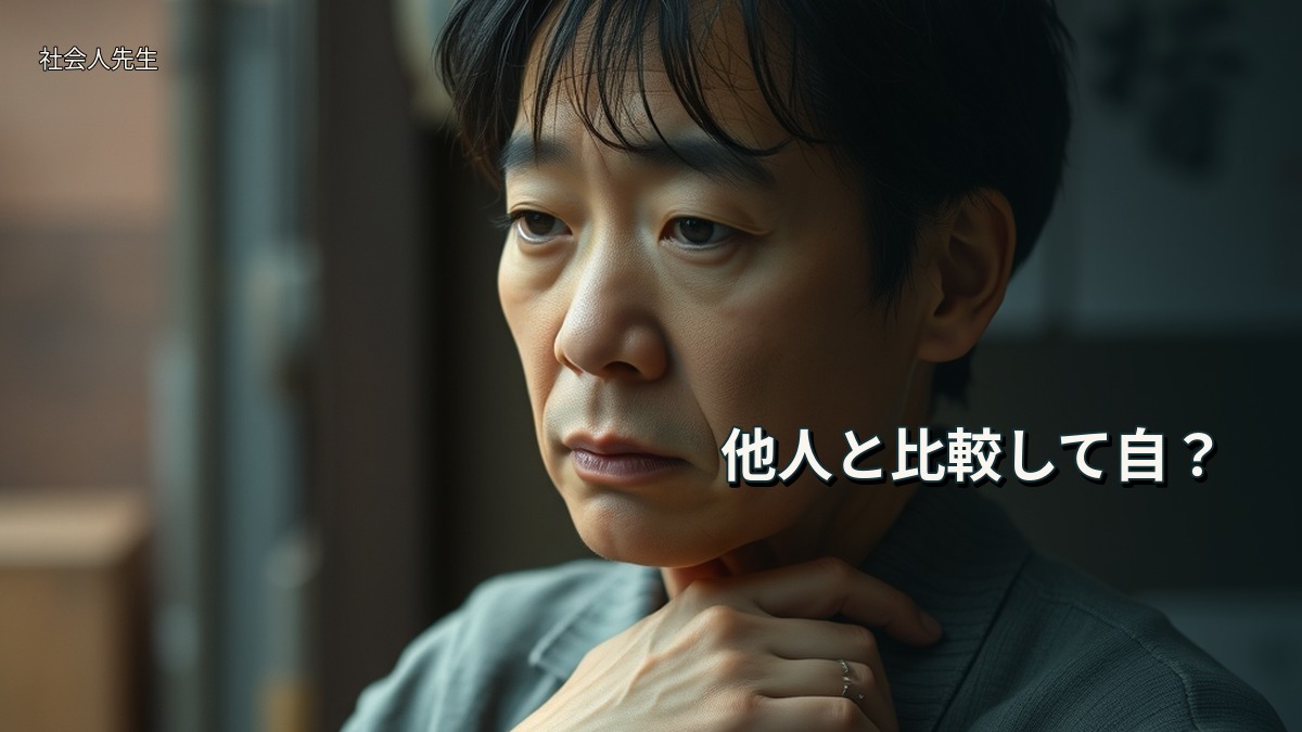 他人と比較して自？