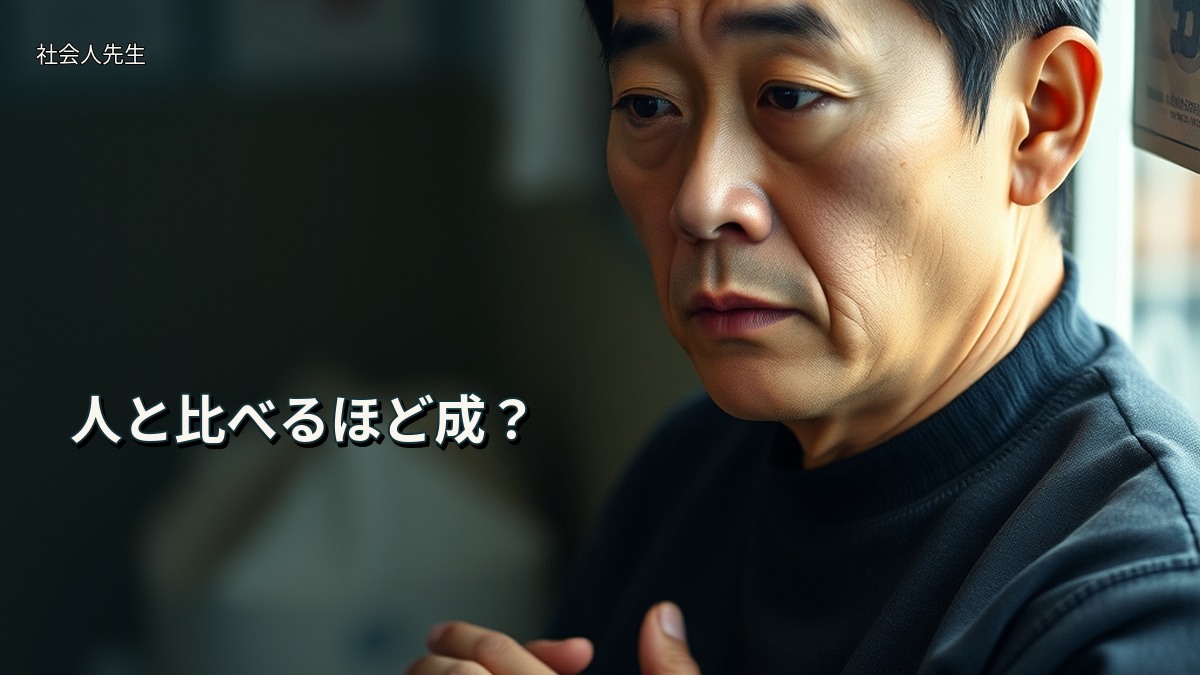 人と比べるほど成？