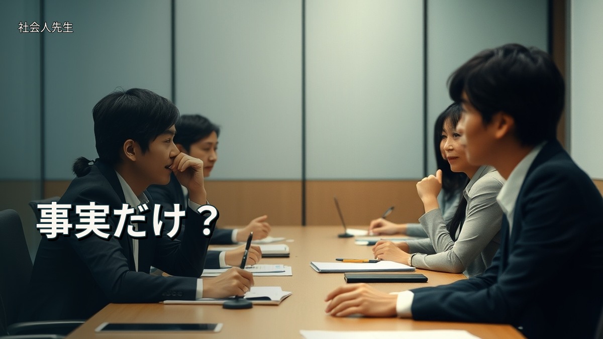 事実だけ？