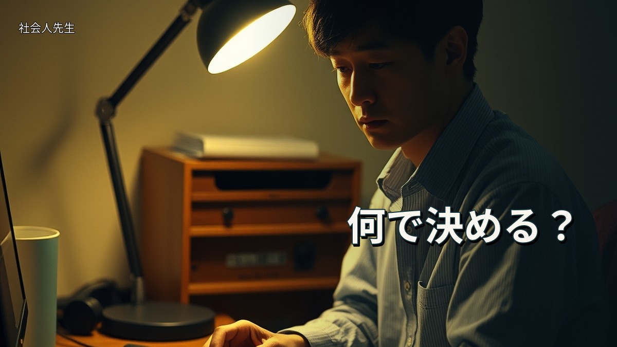 何で決める?