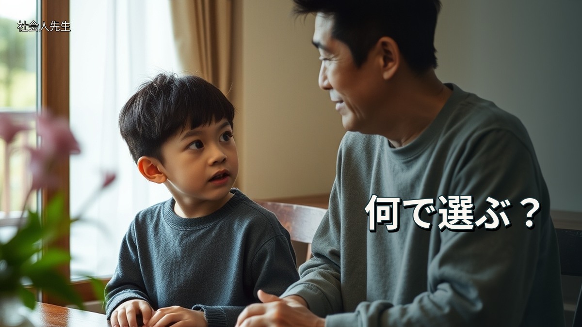 何で選ぶ?