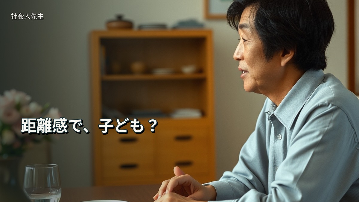 距離感で、子ども?