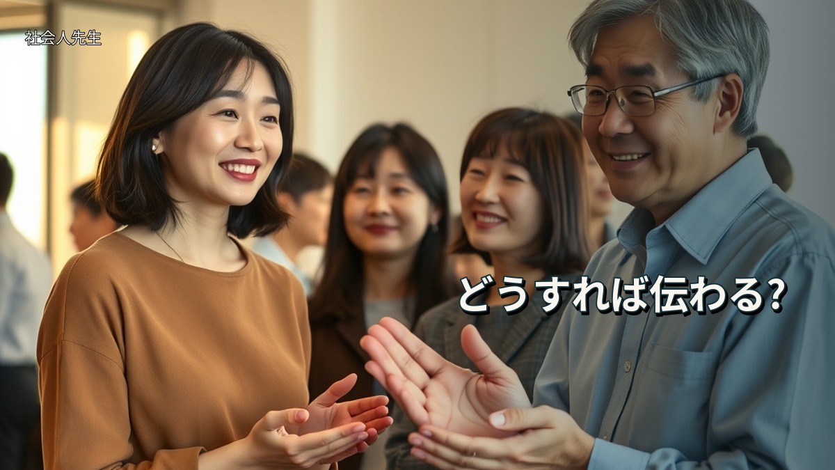 どうすれば伝わる?