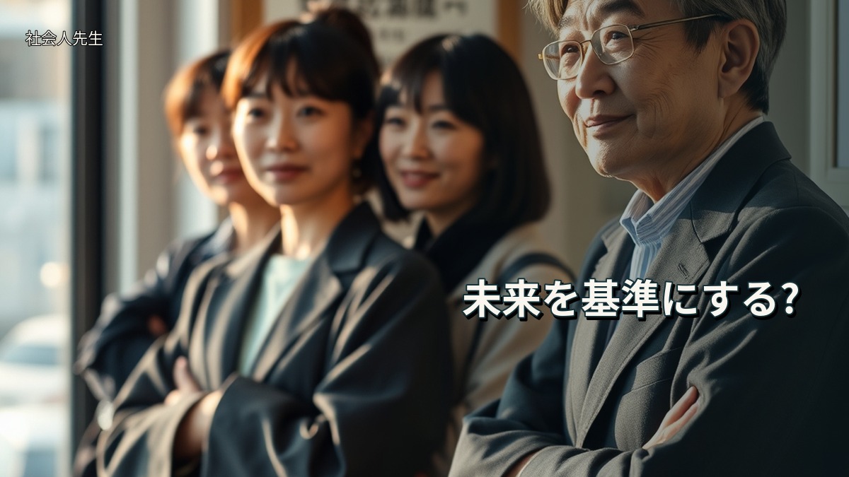 未来を基準にする?