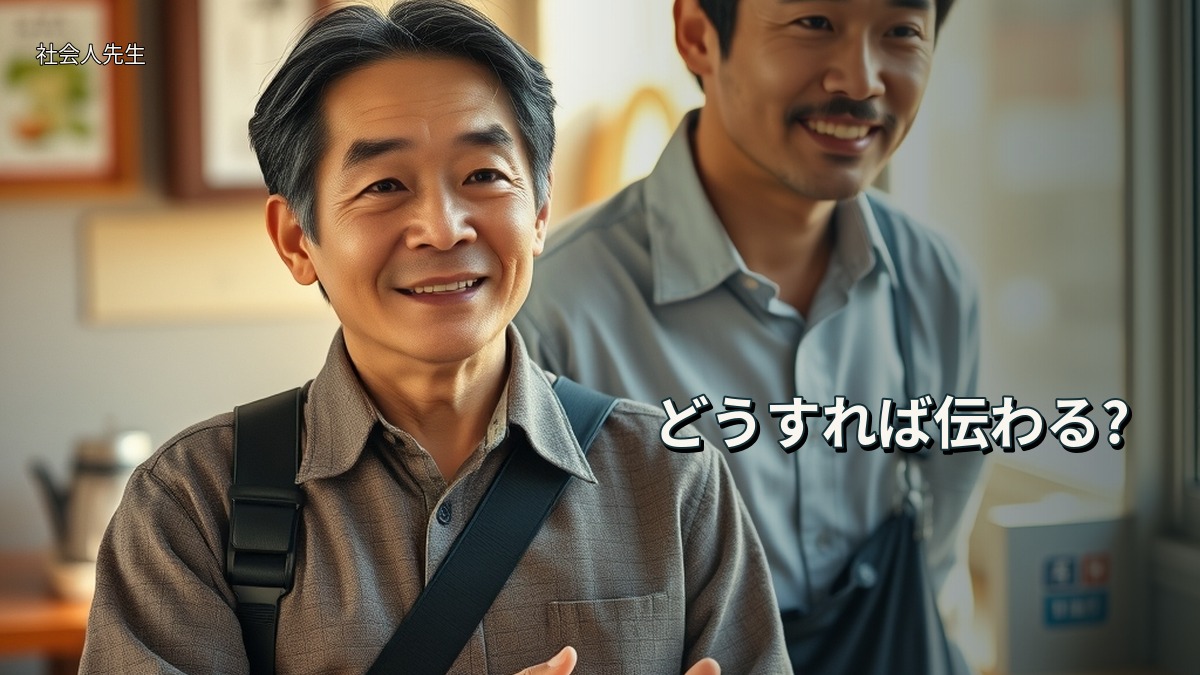 どうすれば伝わる?
