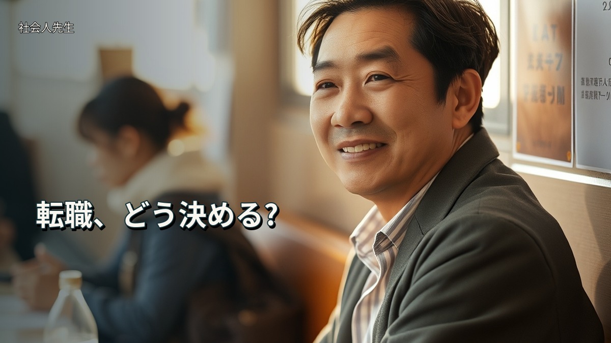 転職、どう決める?