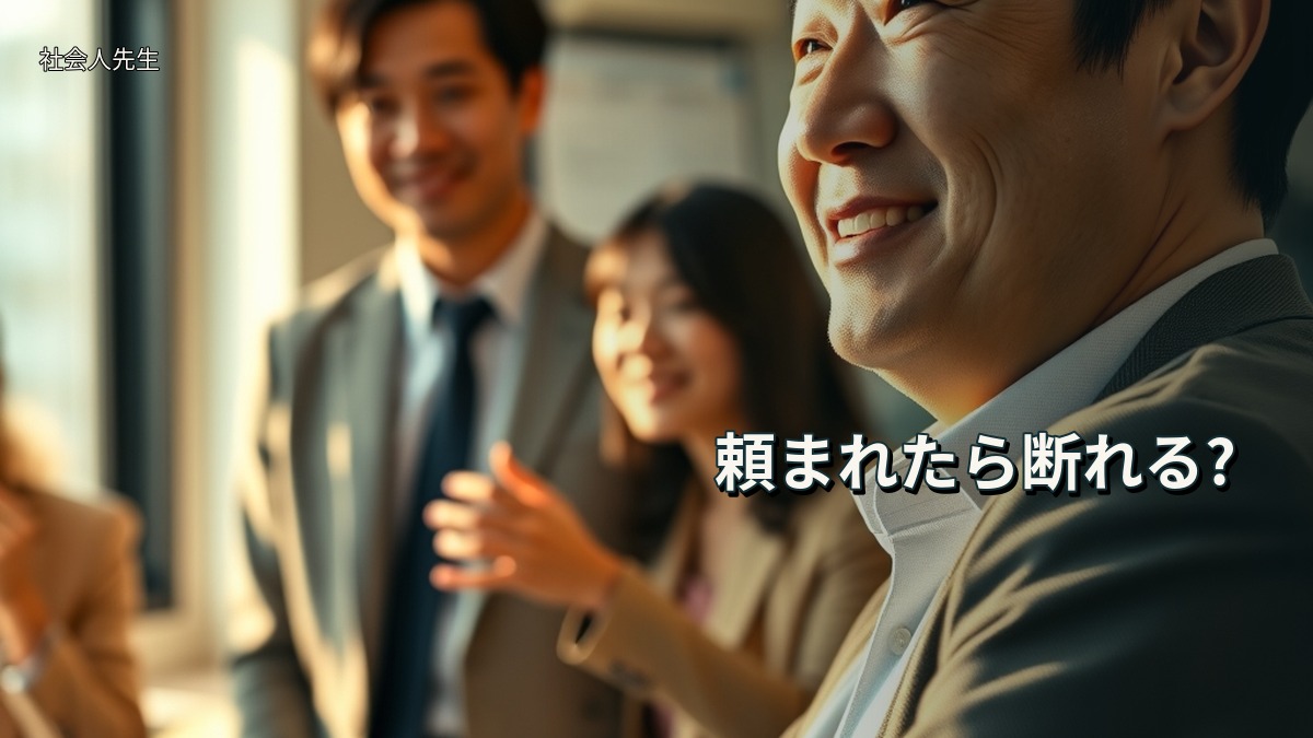 頼まれたら断れる?