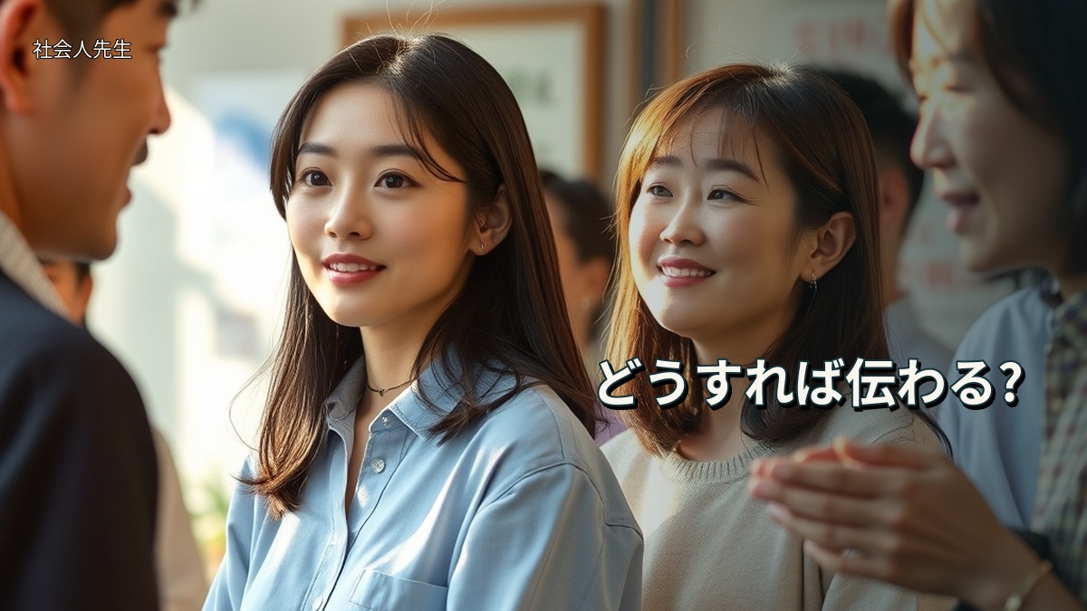 どうすれば伝わる?