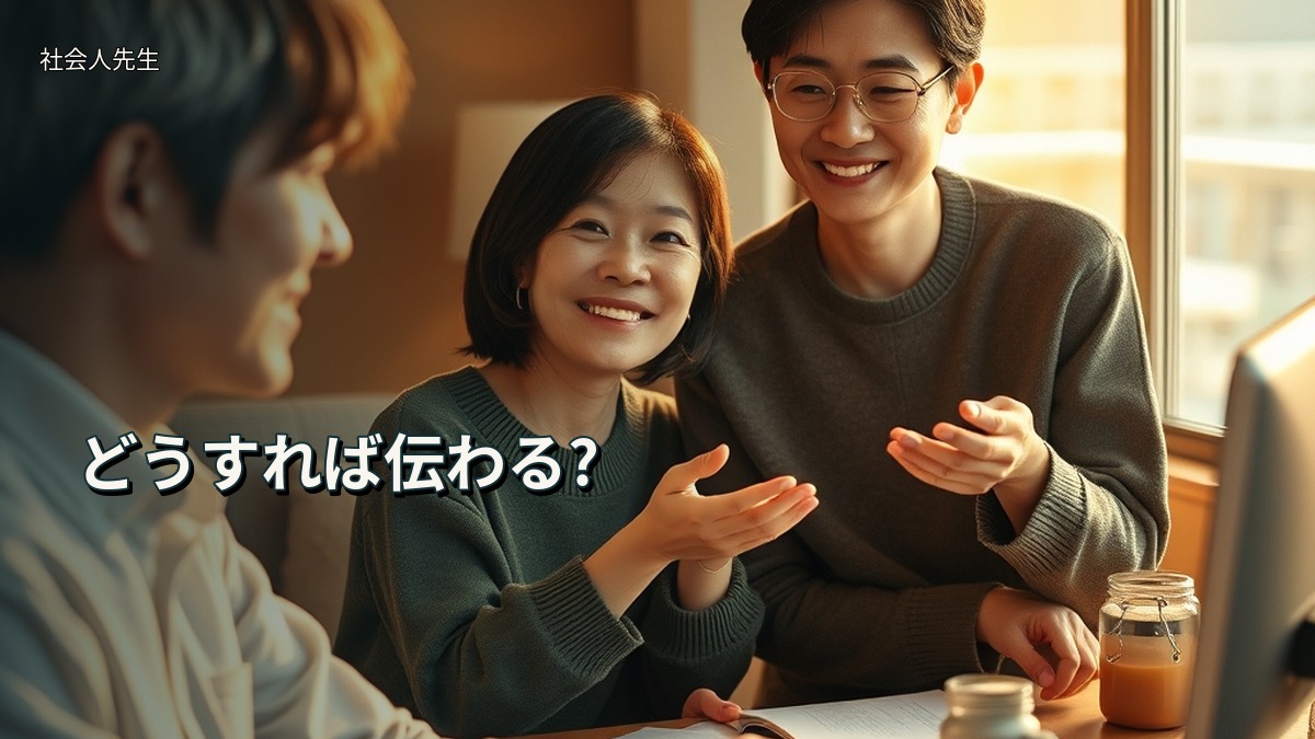 どうすれば伝わる?