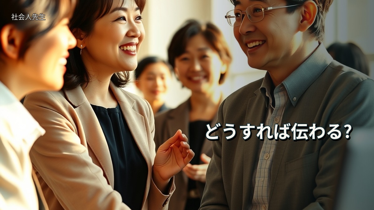 どうすれば伝わる?