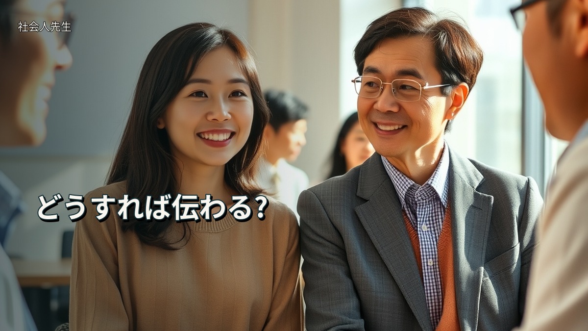 どうすれば伝わる?