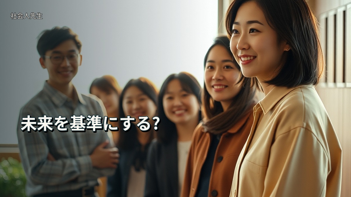 未来を基準にする?