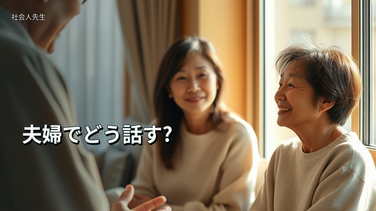 夫婦でどう話す?