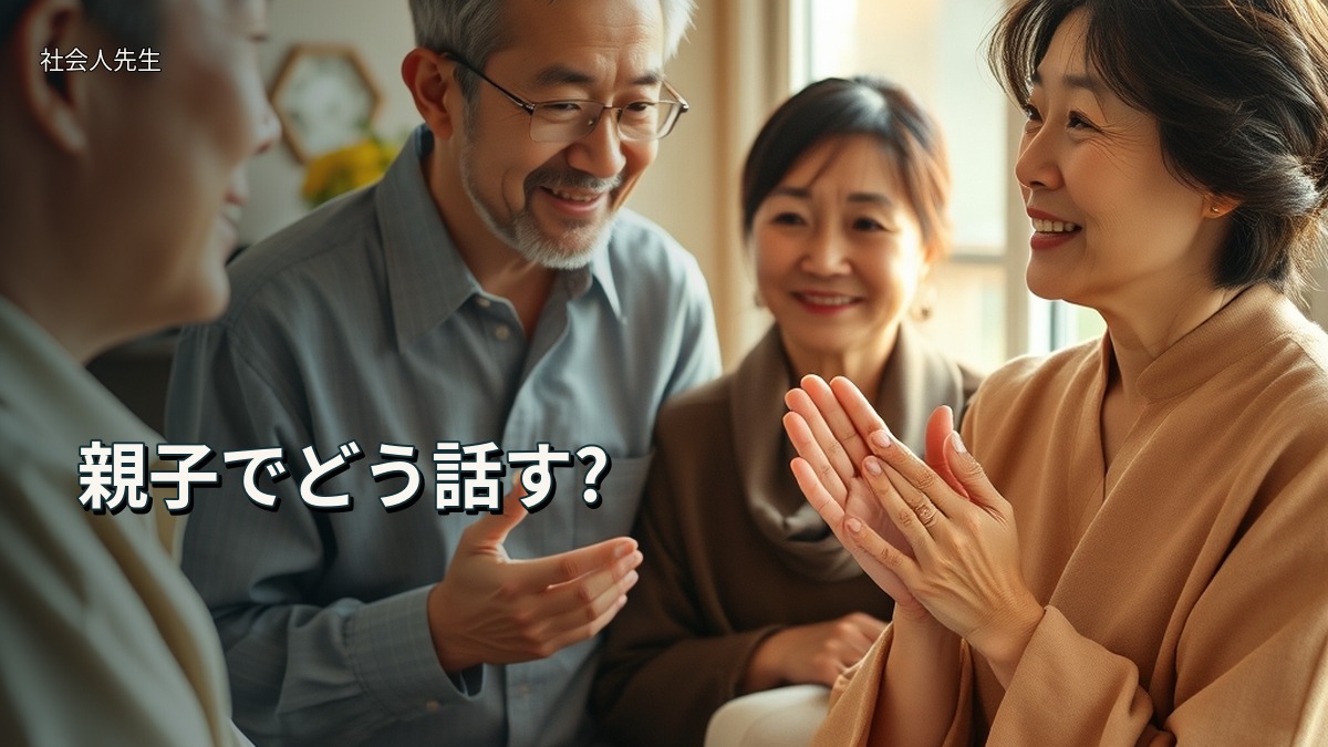 親子でどう話す?
