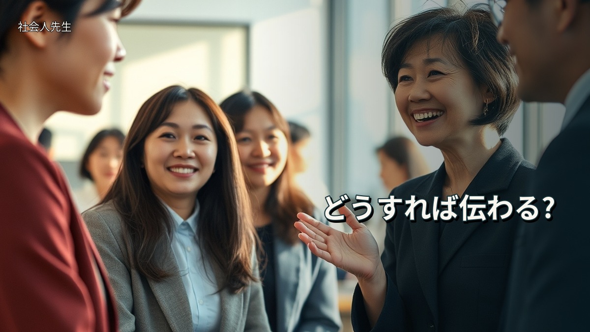 どうすれば伝わる?