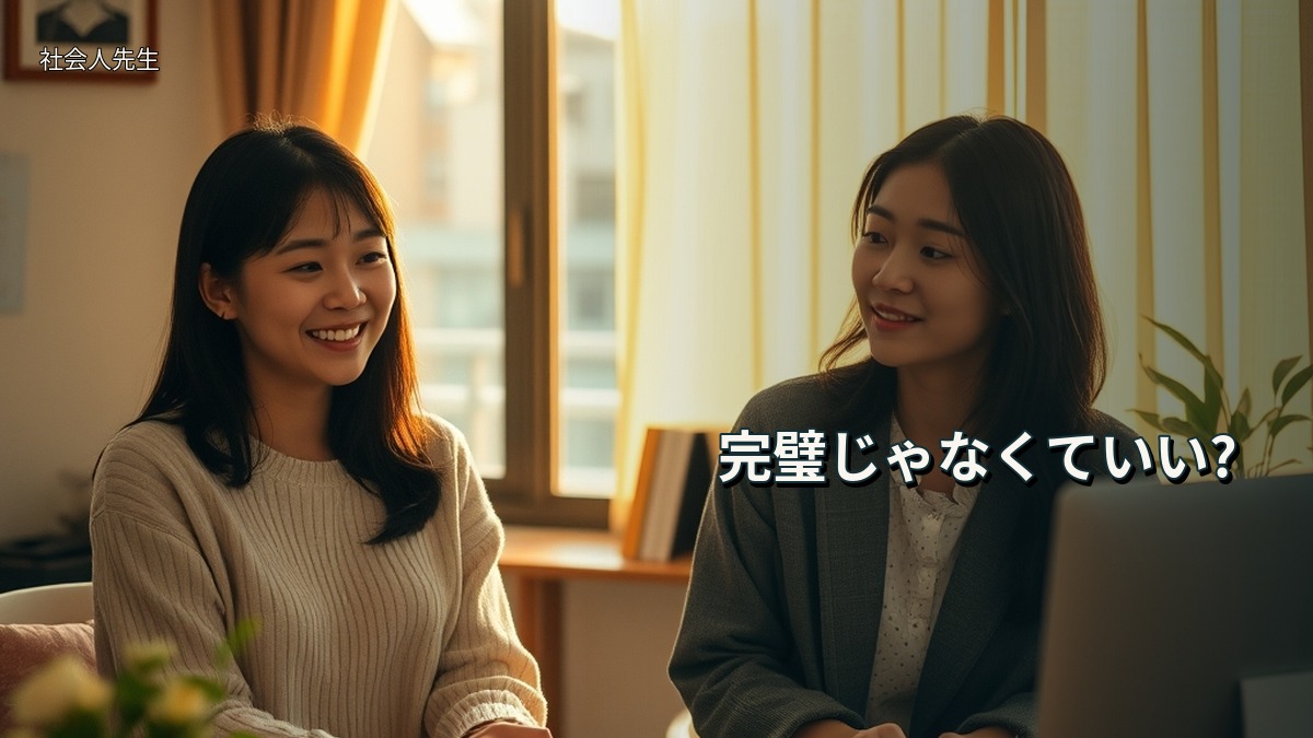 完璧じゃなくていい?