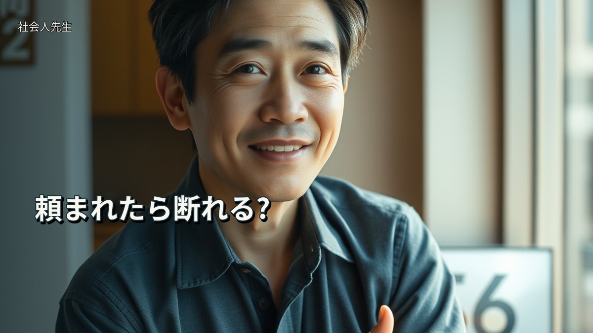 頼まれたら断れる?