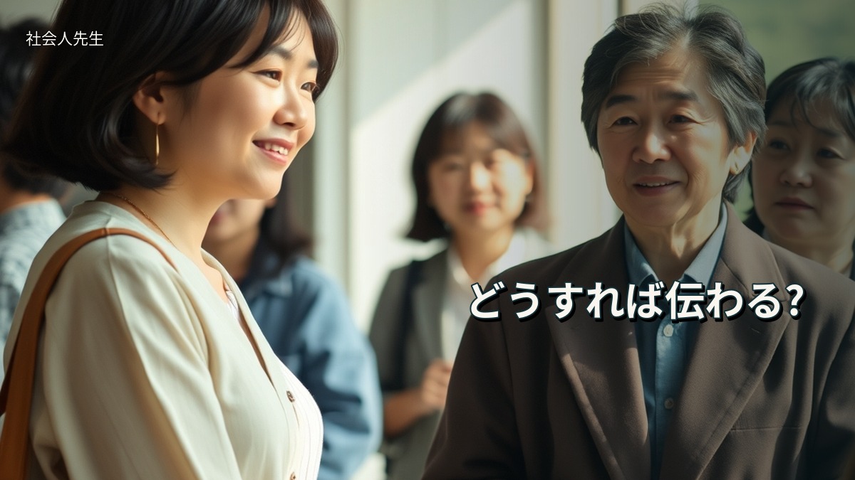 どうすれば伝わる?