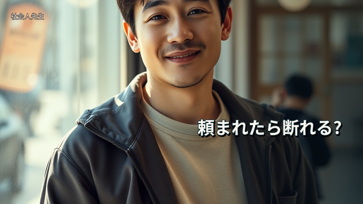 頼まれたら断れる?