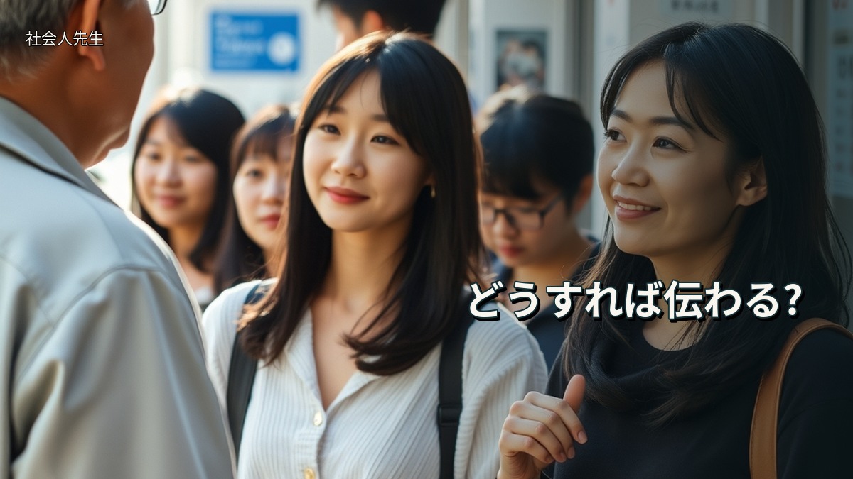 どうすれば伝わる?
