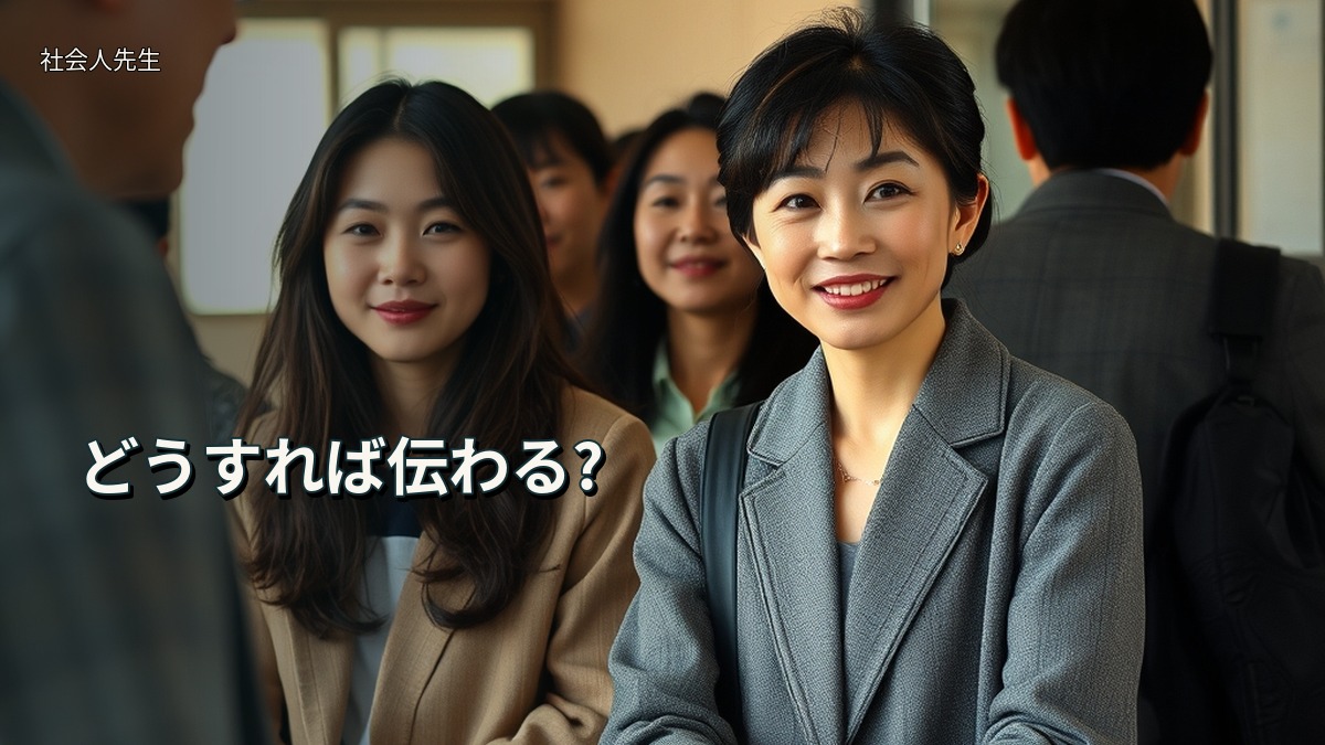 どうすれば伝わる?