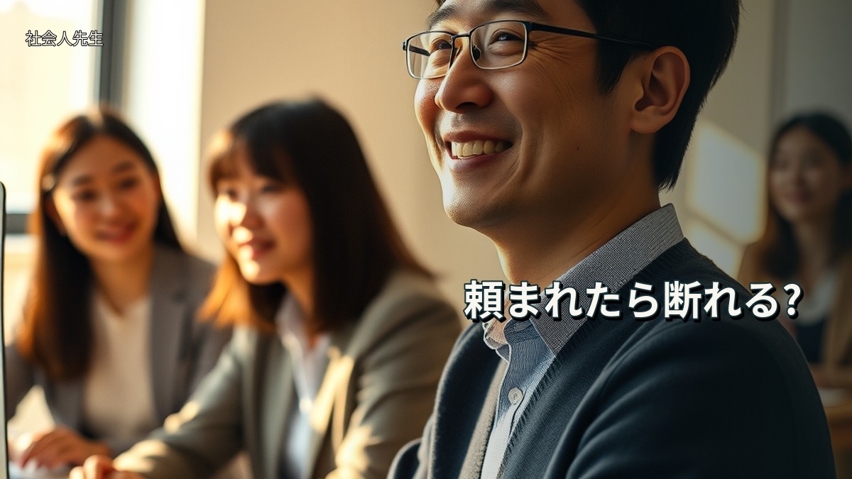 頼まれたら断れる?