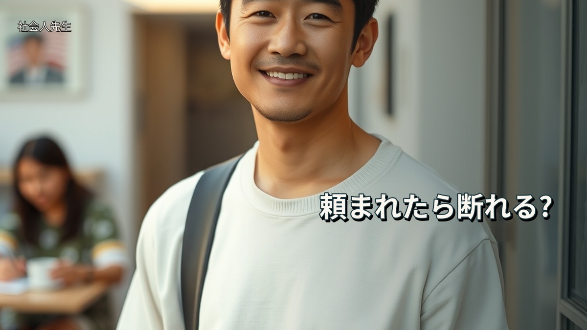 頼まれたら断れる?