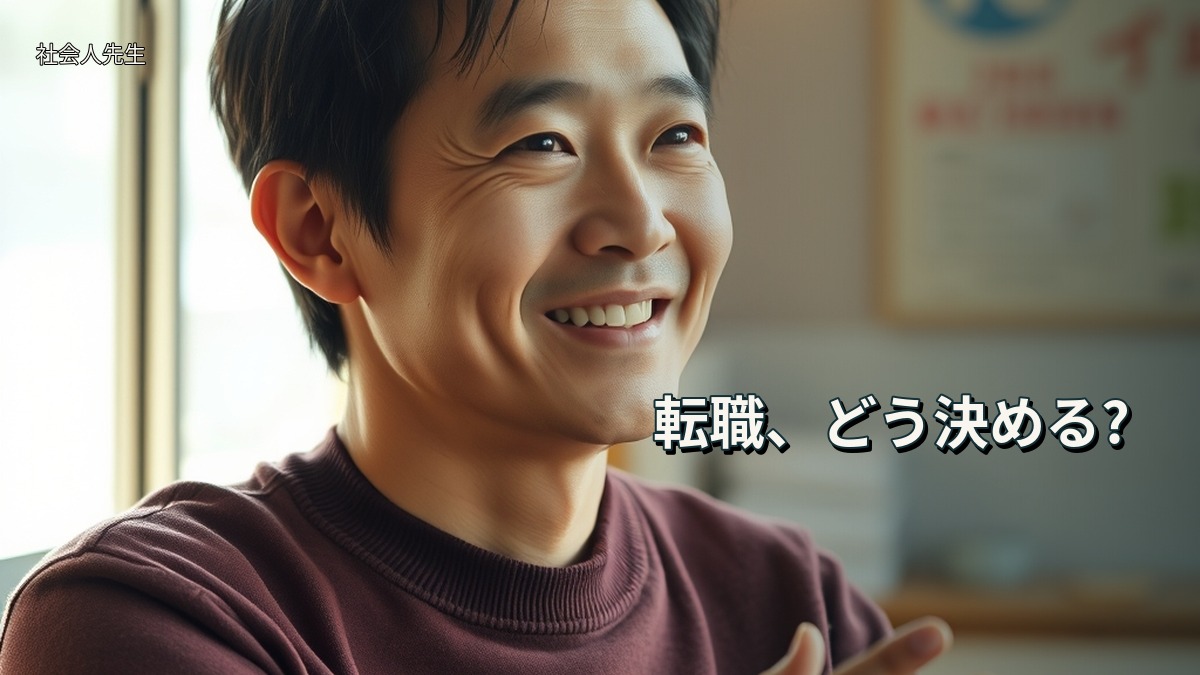 転職、どう決める?