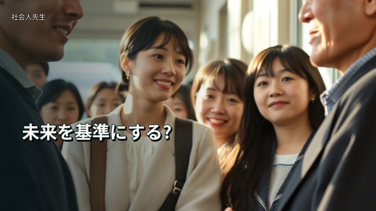 未来を基準にする?
