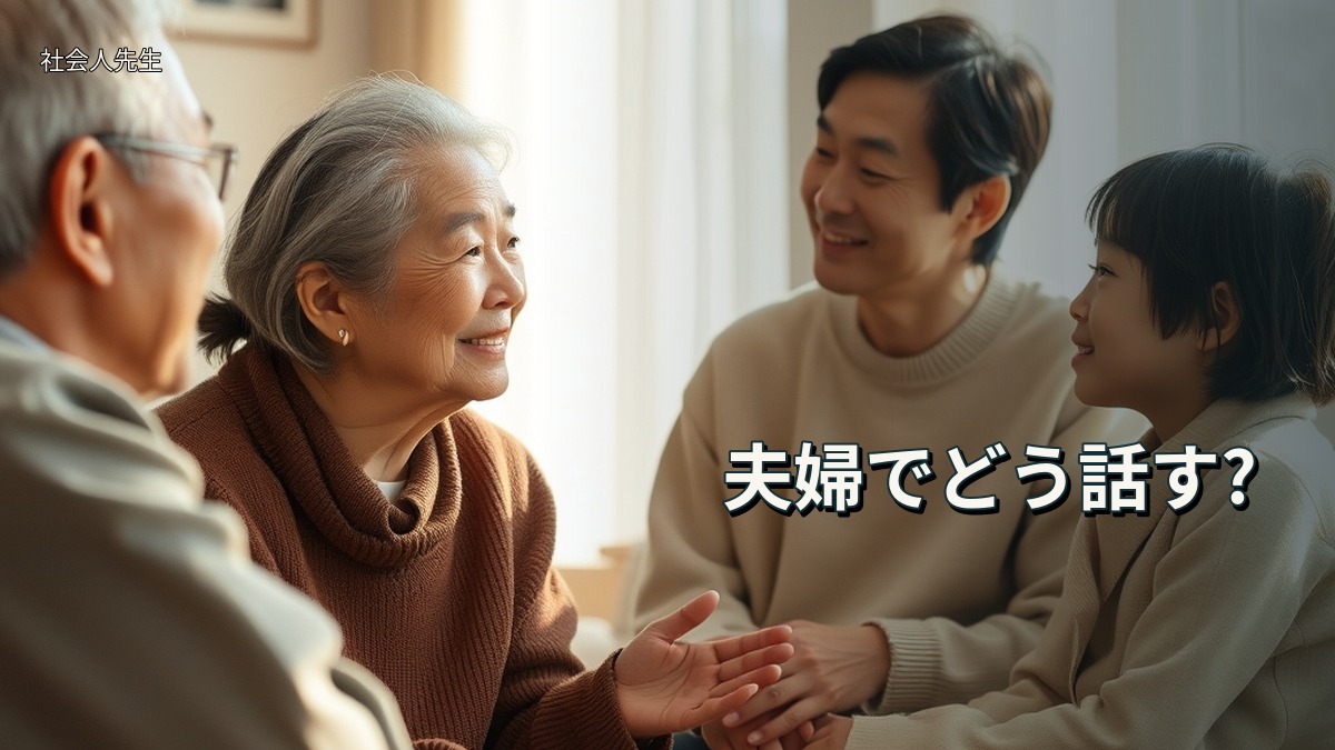 夫婦でどう話す?
