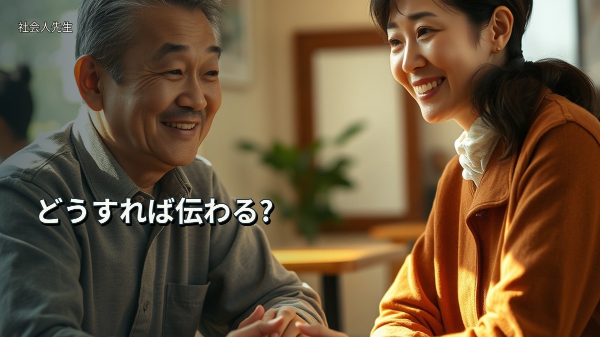 どうすれば伝わる?