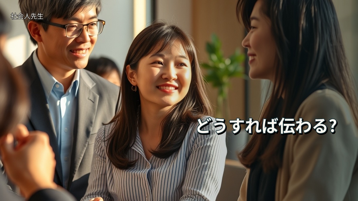 どうすれば伝わる?