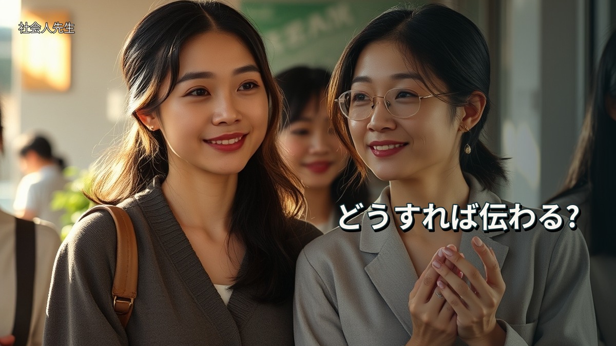 どうすれば伝わる?