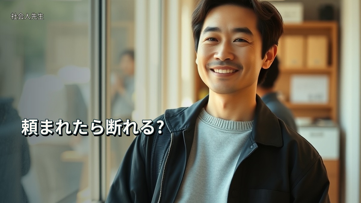 頼まれたら断れる?