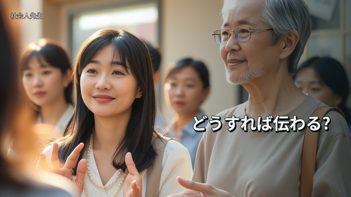 どうすれば伝わる?