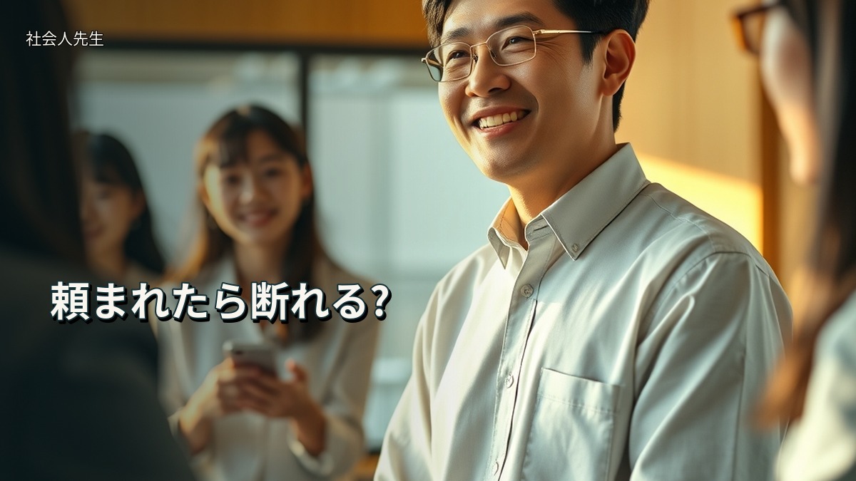 頼まれたら断れる?