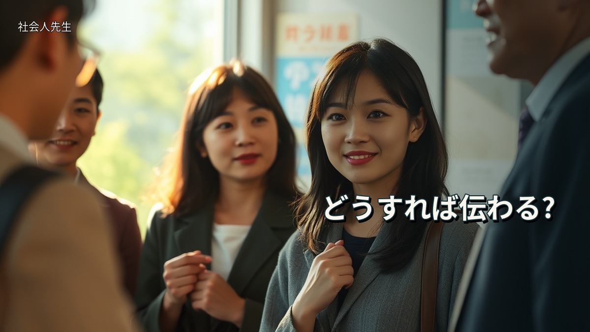 どうすれば伝わる?