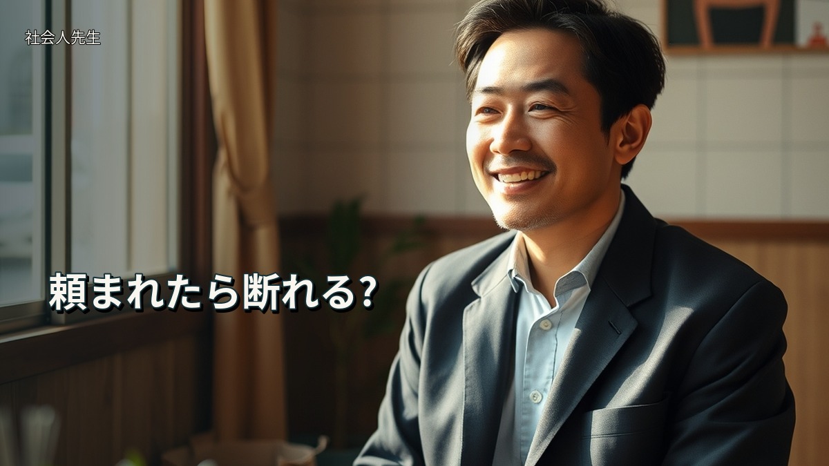 頼まれたら断れる?
