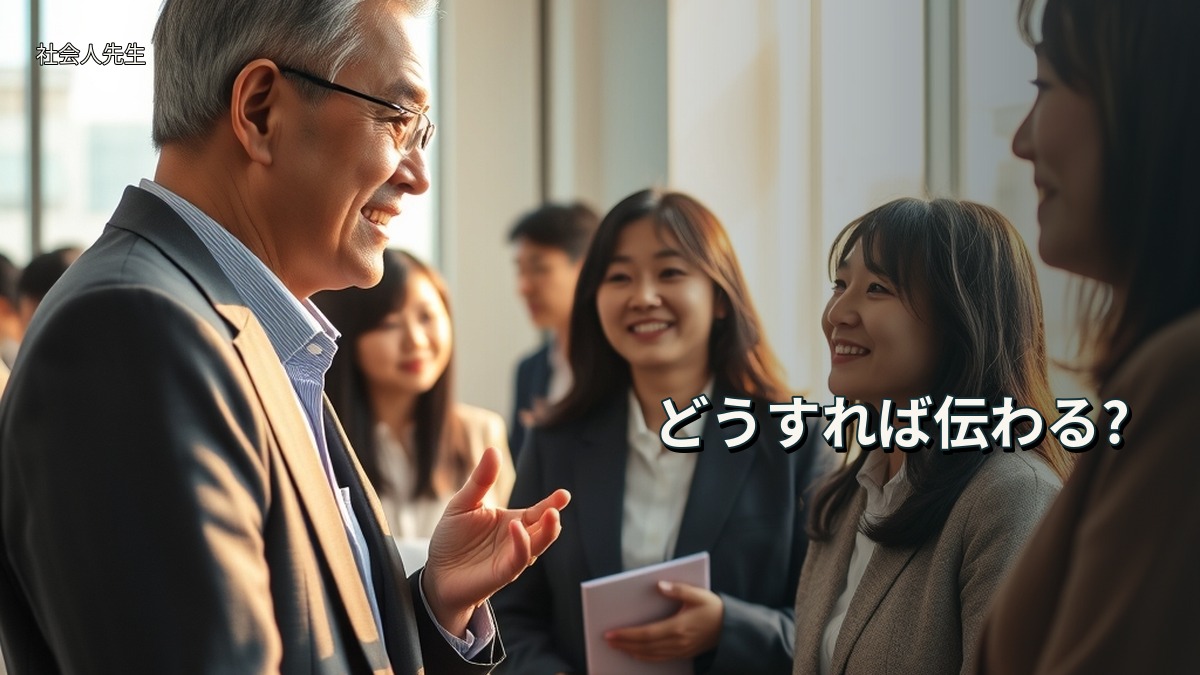 どうすれば伝わる?