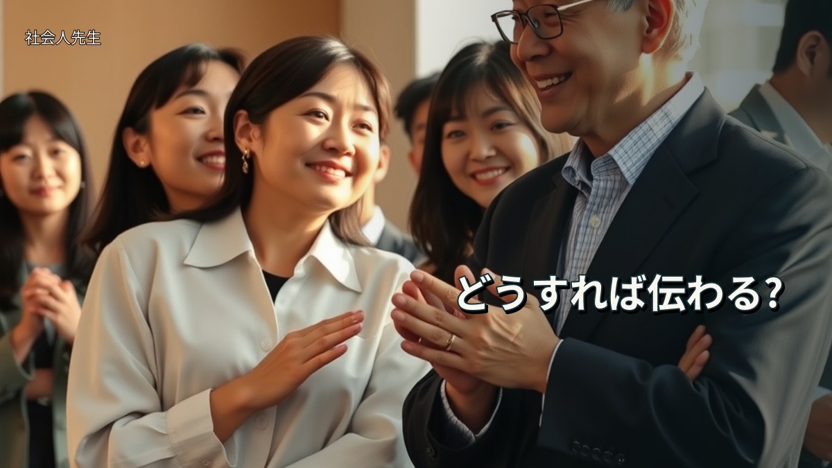 どうすれば伝わる?