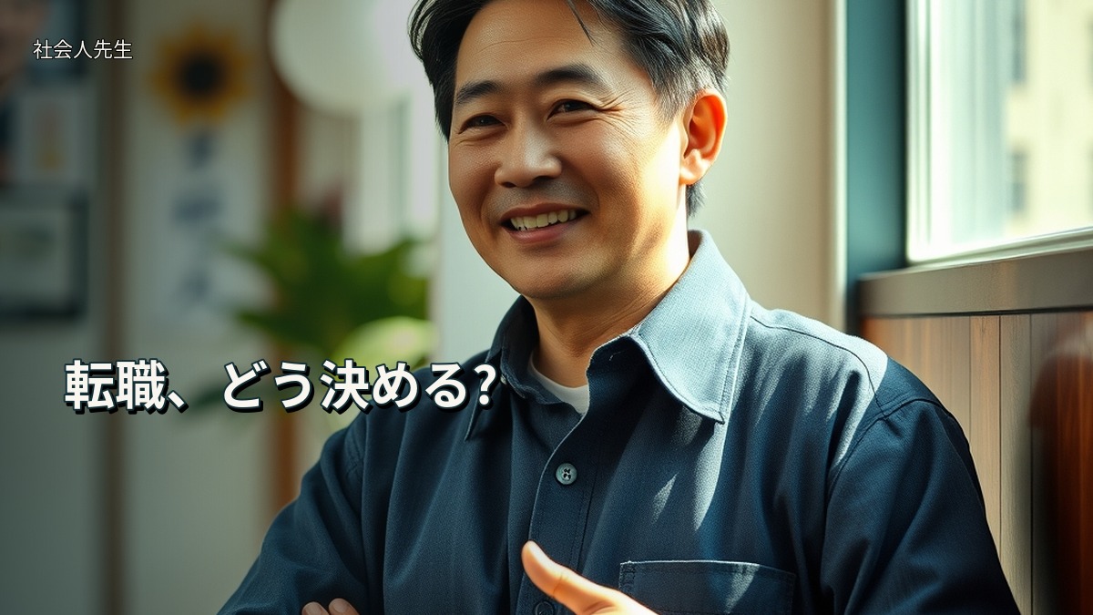転職、どう決める?
