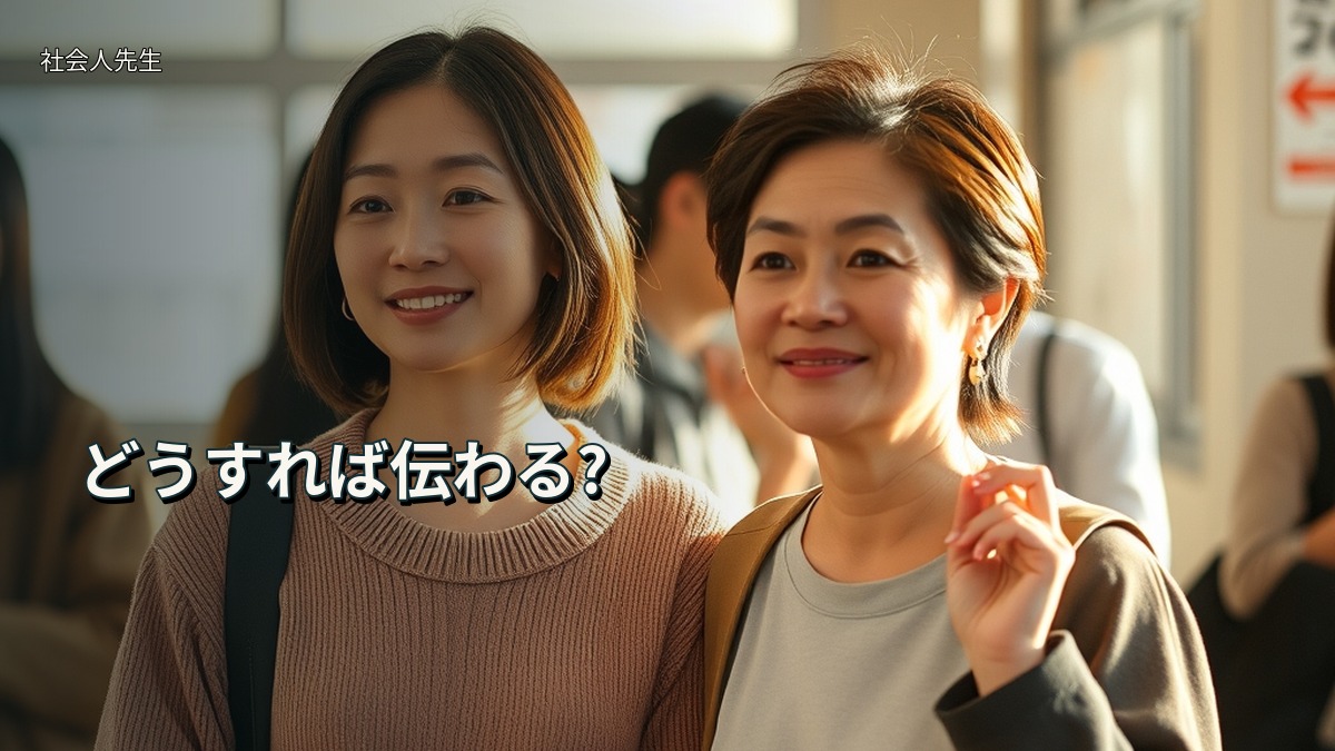 どうすれば伝わる?