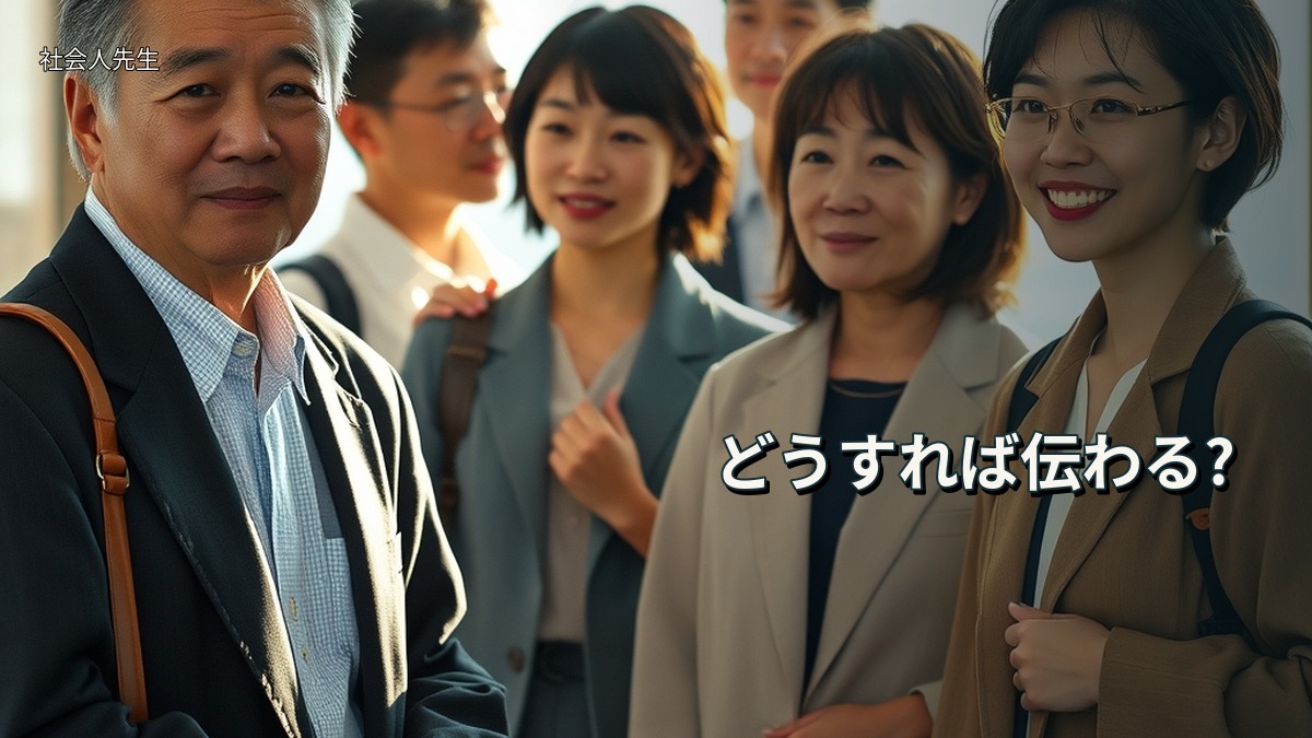 どうすれば伝わる?