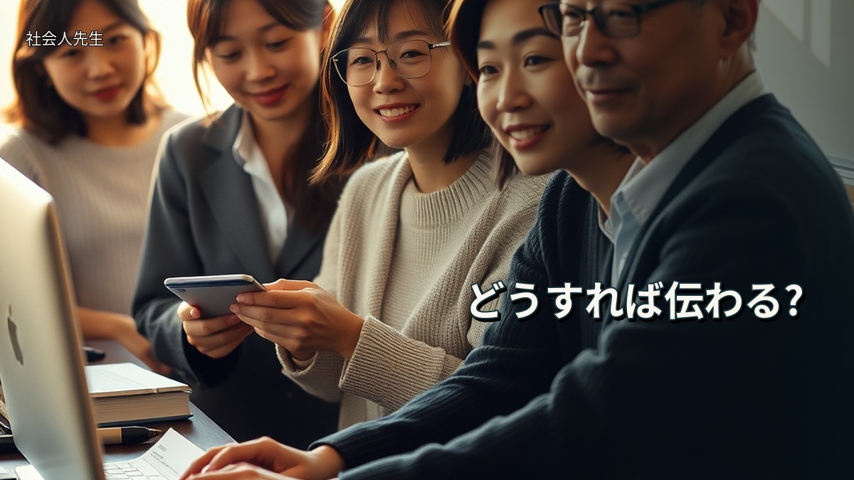 どうすれば伝わる?