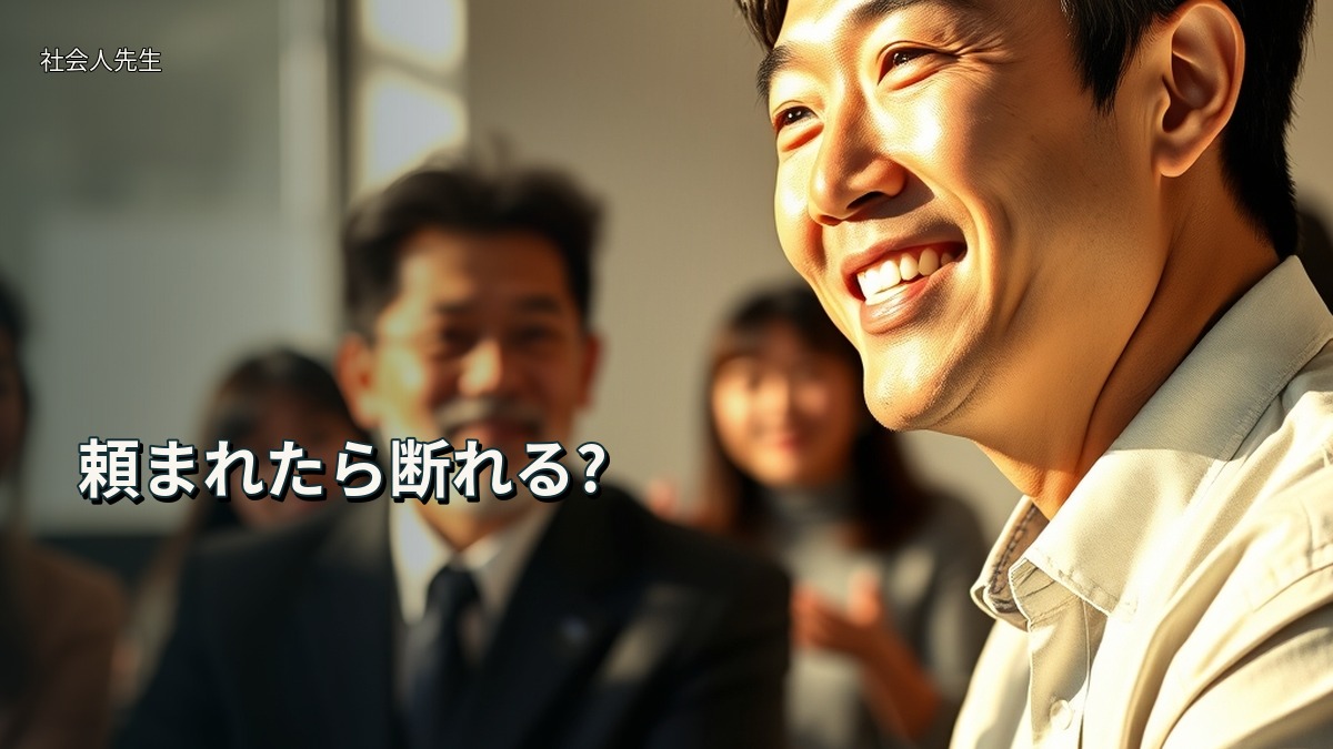 頼まれたら断れる?